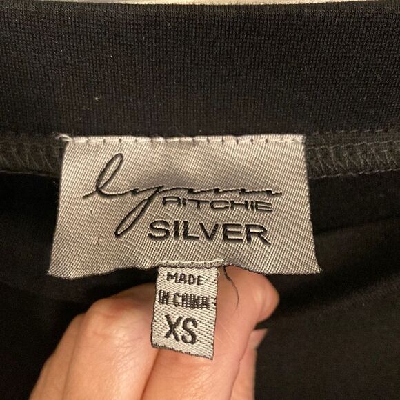 Cropped Flare Retro Style Black Pants - Picture 8 of 11